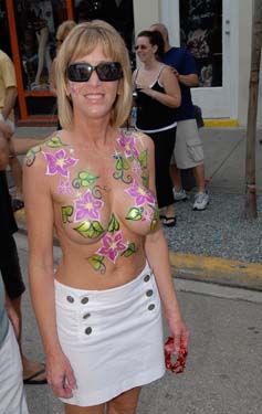 Body Painting 2008 photo - Duval Street, Key West